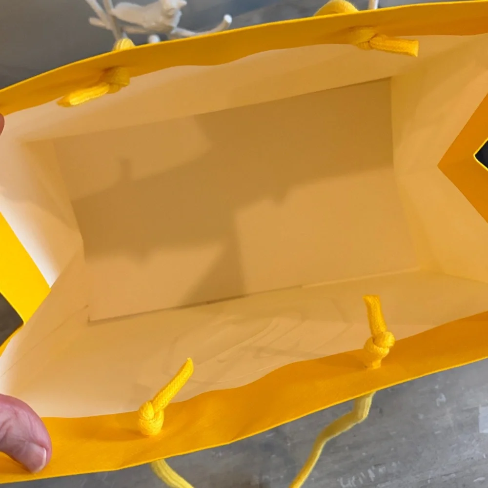 Swarovski Yellow Swan Logo Gift Bag
